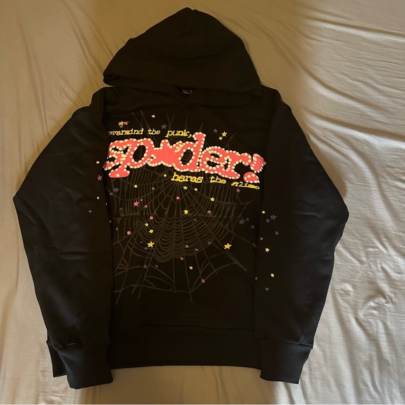 Black Pink Spider hoodie